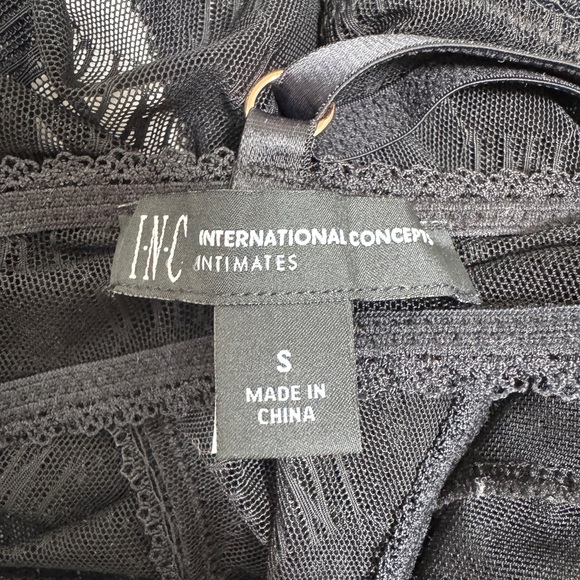 INC Sheer Mesh Lingerie Teddy Bodysuit - Picture 8 of 9